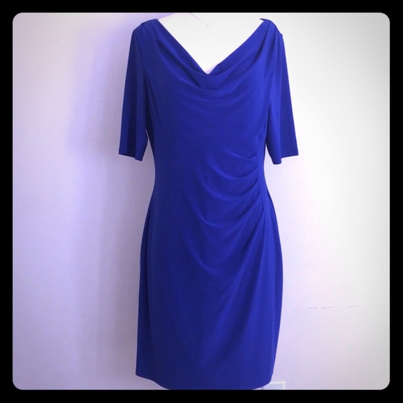 Dresses & Skirts - 🥀🍃 Lauren• Ralph Lauren Azure ruched waist dress